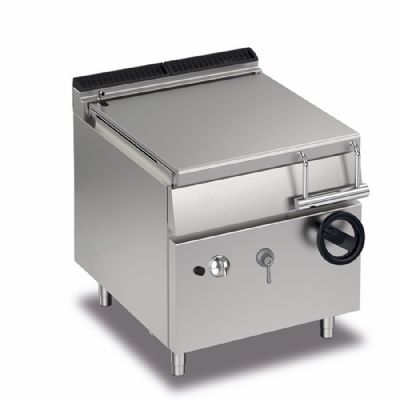 Sauteuse gaz à cuve inclinable sur coffre - capacité 43 L et 800x700x870 Sauteuse gaz à cuve inclinable sur coffre - capacité 43 L et 800x700x870