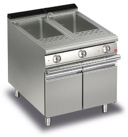 Cuiseur à pâte pro monobloc électrique - 2 x 26 litres - Gamme Queen 700 - Baron - 70QCPE800