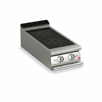 Plaque induction portable 2 foyers - puissance 7 kW - 400x700x250 Plaque induction portable 2 foyers - puissance 7 kW - 400x700x250