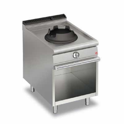 Wok gaz 1 foyer sur poste ouvert puissance 14 kW - 600x700x870 Wok gaz 1 foyer sur poste ouvert puissance 14 kW - 600x700x870