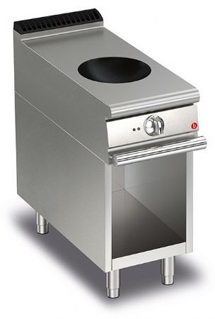 Fourneau Wok à induction 1 zone sur placard neutre - Gamme QUEEN 700 - Baron - 70QPCVWOK400