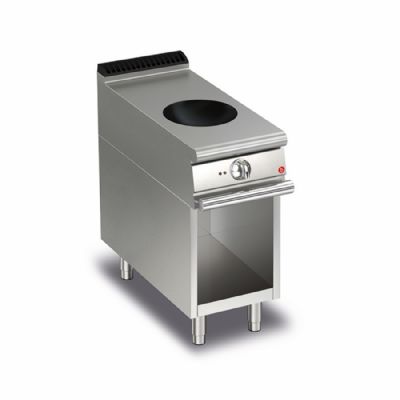 Wok induction 1 zone sur poste neutre - 400x700x870 - puissance 5 kW Wok induction 1 zone sur poste neutre - 400x700x870 - puissance 5 kW