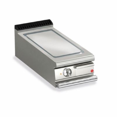 Plancha électrique de comptoir surface lisse chrome dur - 305x490 mm Plancha électrique de comptoir surface lisse chrome dur - 305x490 mm