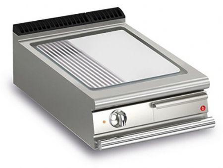 Plancha professionnelle électrique rainurée à poser 5,4 kW - Baron - 70QSFTE627