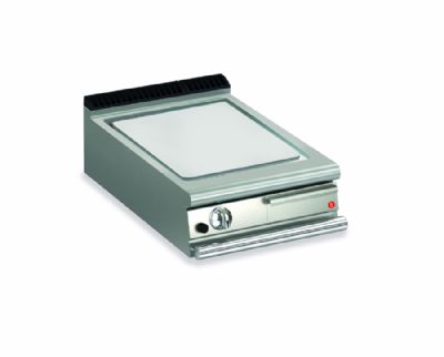 Plancha gaz de comptoir inox lisse AISI 430 puissance 9 kW - 600x700x250 mm Plancha gaz de comptoir inox lisse AISI 430 puissance 9 kW - 600x700x250 mm