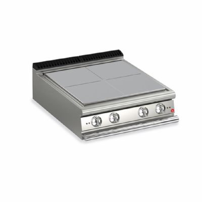 Plaque électrique de cuisson à poser 4 foyers - puissance 10 kW - 800x700x250 Plaque électrique de cuisson à poser 4 foyers - puissance 10 kW - 800x700x250