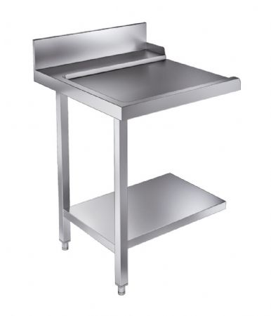 Table d'coulement pour lave vaisselle  tagre 700  gauche pour 7280.0045-0046 - 700x750x900