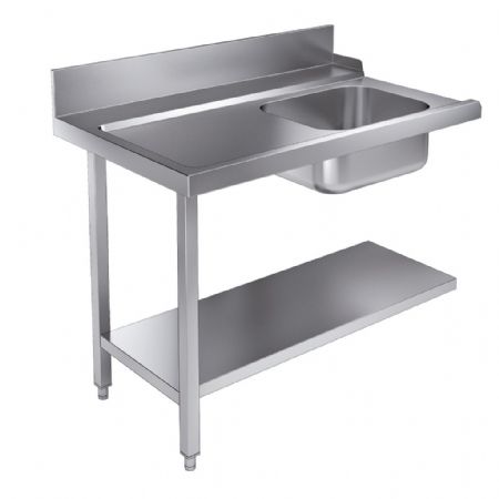 Table d'entre avec tagre 1200mm a gauche pour 7082.0070-75