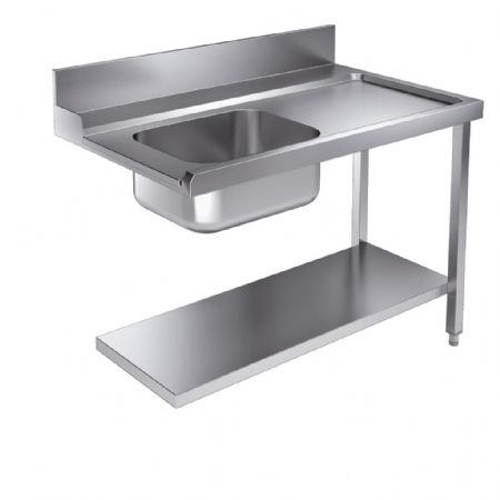 Table d'entre avec tagre 1200mm a droite pour 7082.0070-75