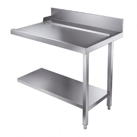 Table de sortie avec tagre 1100mm  droite pour 7082.0070-75