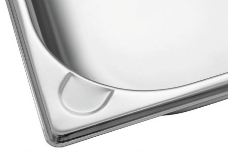 Bac GN 1/1, P65, Basic Line en acier inoxydable nickel-chrome - Bartscher - 711065