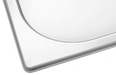 Couvercle GN 2/3, Basic Line en acier chrome-nickel - Bartscher - 711323