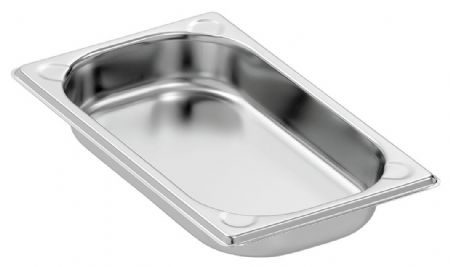Bac GN 1/4, P40, Basic Line en acier inoxydable nickel-chrome - Bartscher - 714040
