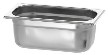 Bac GN 1/4, P100, Basic Line en acier inoxydable nickel-chrome - Bartscher - 714100