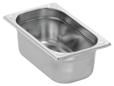 Bac GN 1/4, P100, Basic Line en acier inoxydable nickel-chrome - Bartscher - 714100