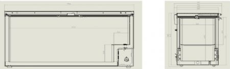 Congélateur coffre Bahus 635 L - Combisteel - 7151.1125