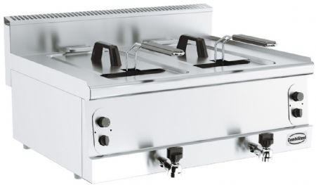 Friteuse cuisine pro profondeur 600 Gaz 2x 8 L - Combisteel - 7178.0085