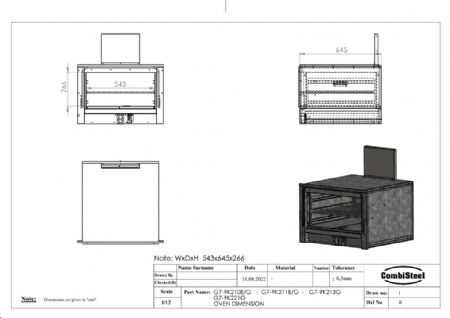 Fourneau profondeur 700 Gaz - Combisteel - 7178.0415