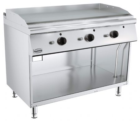 Plaque à snacker gaz sur meuble surface lisse 19,5 kW - Combisteel - 7178.0452