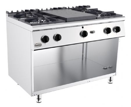 Fourneau profondeur 700 Gaz 5 brûleurs 32,5 kW - Combisteel - 7178.0585