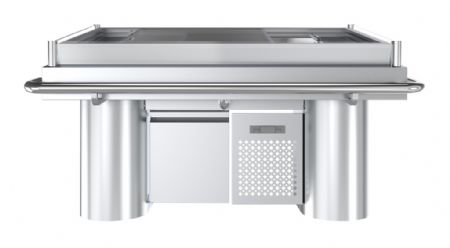 Vitrine poissonnerie 1700x1043x1075 mm - Combisteel - 7178.0900