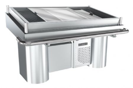 Vitrine poissonnerie 1700x1043x1075 mm - Combisteel - 7178.0900