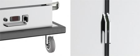 Chariot chauffant banquet 15 bacs GN 2/1 avec commande digitale - Combisteel - 7178.1100