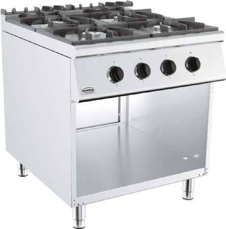 Fourneau profondeur 900 Gaz 4 brûleurs 34 kW - Combisteel - 7178.3005