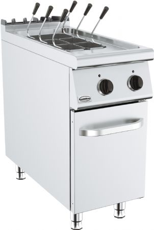 Cuiseur a pates professionnel electrique 1 cuve 24l sur armoire frme 9kW