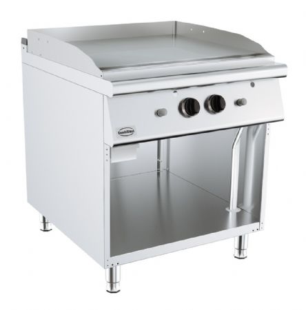 Plaque à snacker pro profondeur 900 Gaz surface chrome lisse 18 kW - Combisteel - 7178.3190