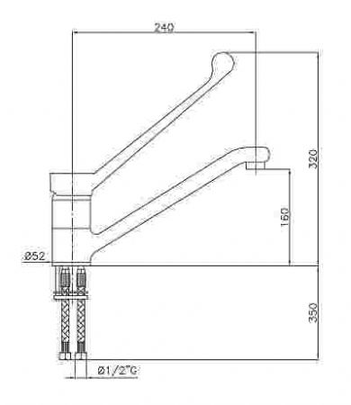 Robinetterie professionnelle pour plonge cuisine - Combisteel - 7212.0015