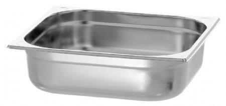 Bac gastronorm GN 2/3, capacité P100, finition Basic Line en acier chromé - Bartscher - 723100
