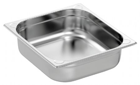 Bac gastronorm GN 2/3, capacité P100, finition Basic Line en acier chromé - Bartscher - 723100