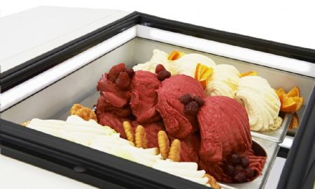 Vitrine glacier à poser 3x5 L blanche - Combisteel - 7292.0005