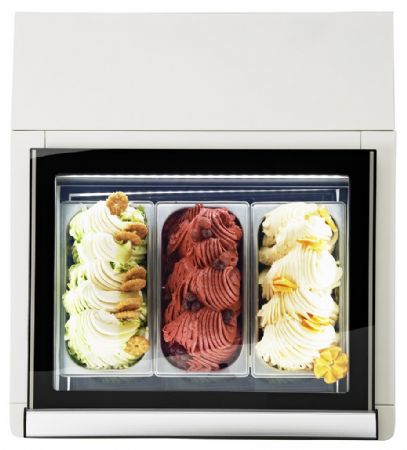 Vitrine glacier à poser 3x5 L blanche - Combisteel - 7292.0005