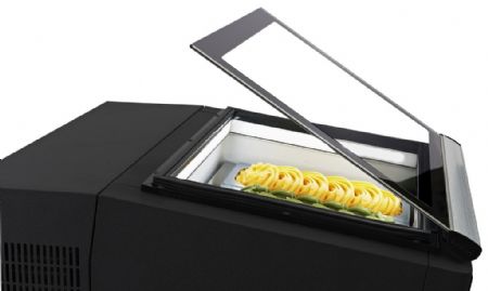 Vitrine glacier à poser 3x5 L noire - Combisteel - 7292.0010
