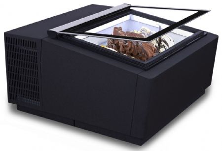 Vitrine glacier à poser 3x5 L noire - Combisteel - 7292.0020