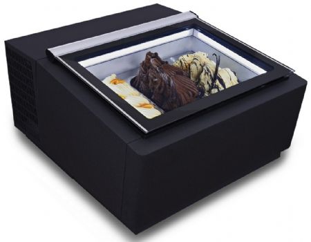 Vitrine glacier à poser 3x5 L noire - Combisteel - 7292.0020