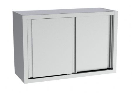 Placard mural Inox 2 portes coulissantes 1600x400x660 mm - Combisteel - 7333.0336