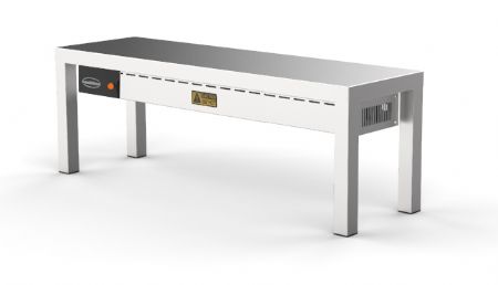 Etagre chauffante cramique 1 etage largeur 1400mm - 4 feux 0,25kW