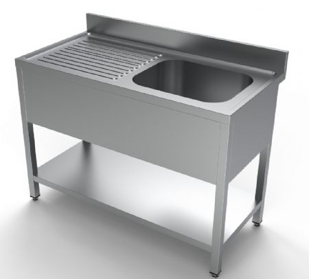 Plonge Inox 1 bac à droite 1200x600x850 mm - Combisteel - 7333.0805 Plonge Inox 1 bac à droite 1200x600x850 mm - Combisteel - 7333.0805