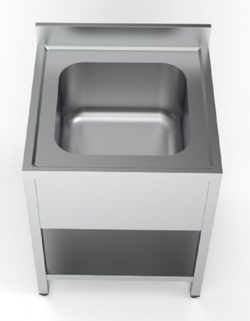 Plonge Inox 1 bac 700x700x850 mm - Combisteel - 7333.0815