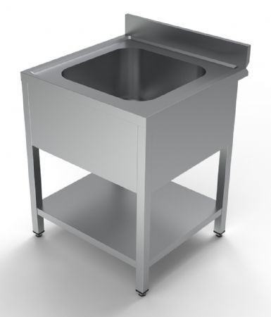 Plonge Inox 1 bac 700x700x850 mm - Combisteel - 7333.0815 Plonge Inox 1 bac 700x700x850 mm - Combisteel - 7333.0815