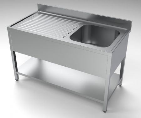 Plonge Inox 1 bac 1400x700x850 mm - Combisteel - 7333.0845 Plonge Inox 1 bac 1400x700x850 mm - Combisteel - 7333.0845