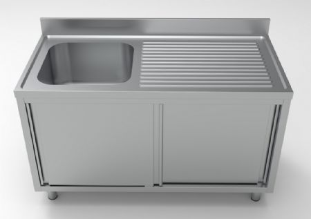 Plonge Inox 1 bac 1400x700x850 mm - Combisteel - 7333.0910