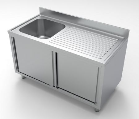 Plonge Inox 1 bac 1400x700x850 mm - Combisteel - 7333.0910