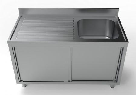 Plonge Inox 1 bac 1400x700x850 mm - Combisteel - 7333.0915