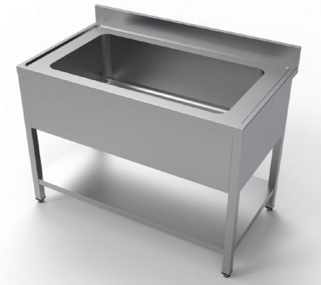 Plonge Inox 1 bac 1200x700x850 mm - Combisteel - 7333.1300