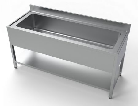 Plonge Inox 1 bac 1800x700x850 mm - Combisteel - 7333.1310 Plonge Inox 1 bac 1800x700x850 mm - Combisteel - 7333.1310