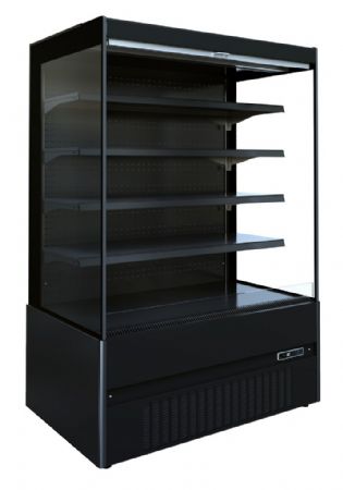 Vitrine libre service Noire 409 L positive 1310 mm - Combisteel - 7350.0035